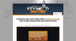 Desktop Screenshot of keywordsnatcher.com